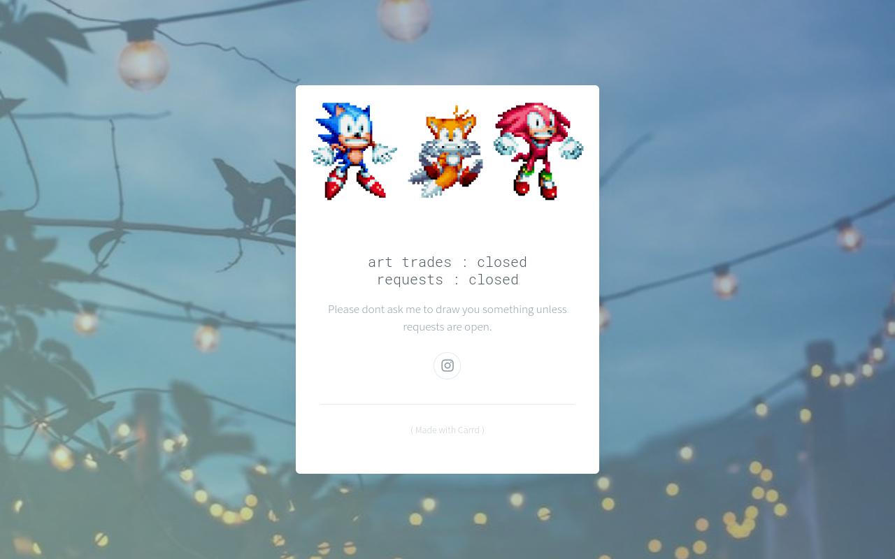 Carrd profile picture for @puffy